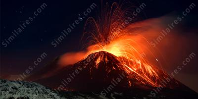 éruption volcanique films