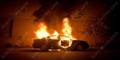 voiture en feu films