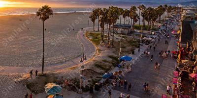 plage de Venise en Californie films