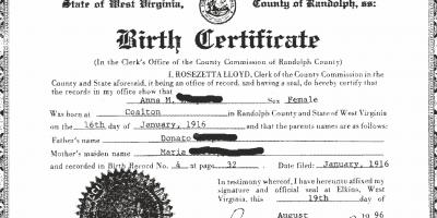 certificat de naissance films
